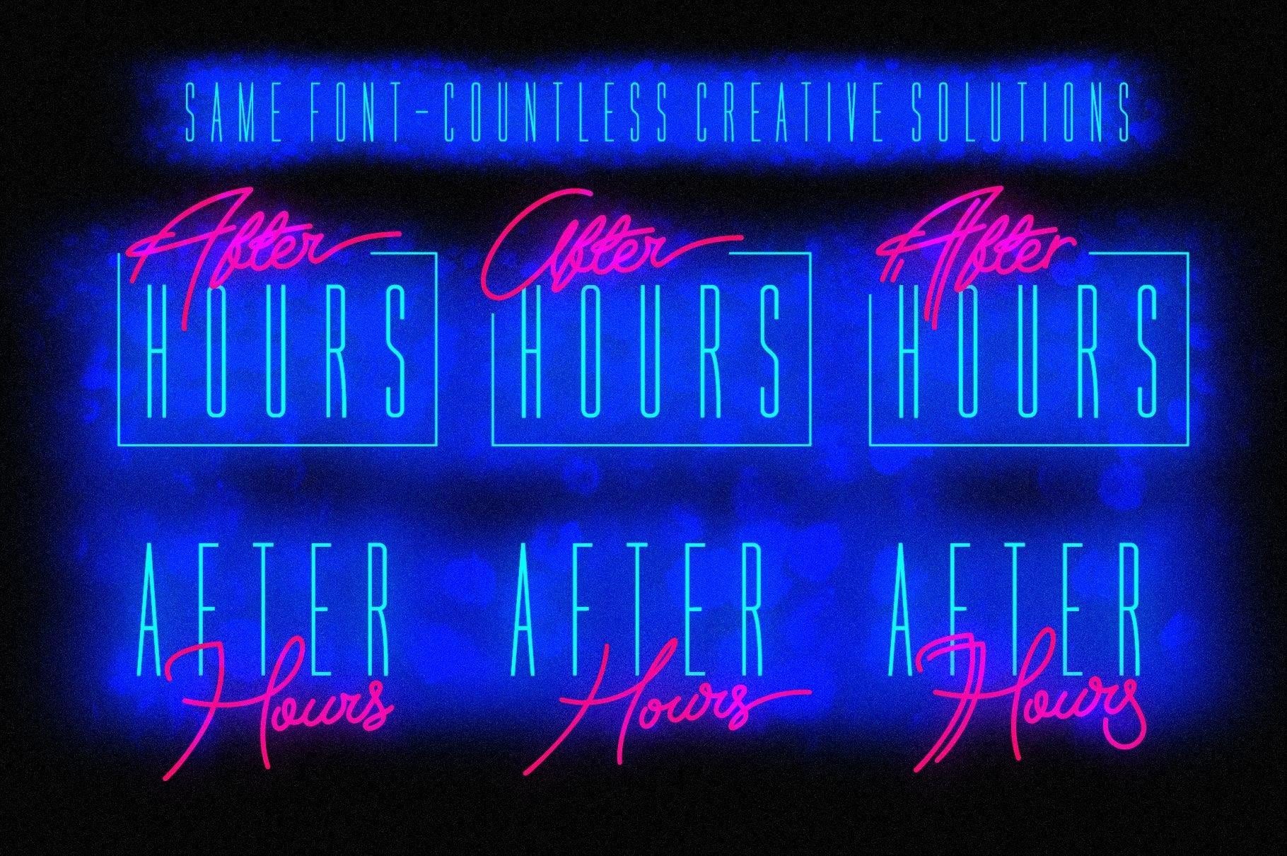 Disco Rendezvous: A Night Club Inspired Script Font Pair