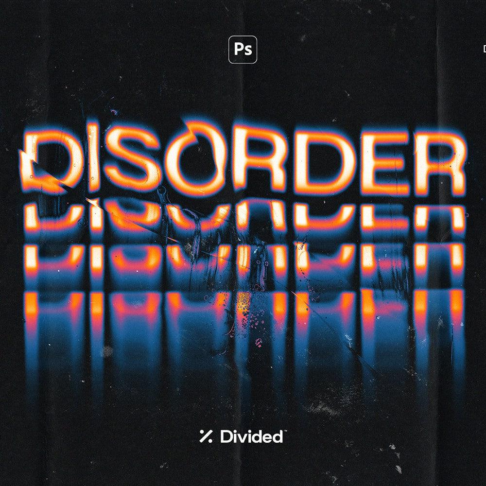 Disorder Text Distortion by Divided.co