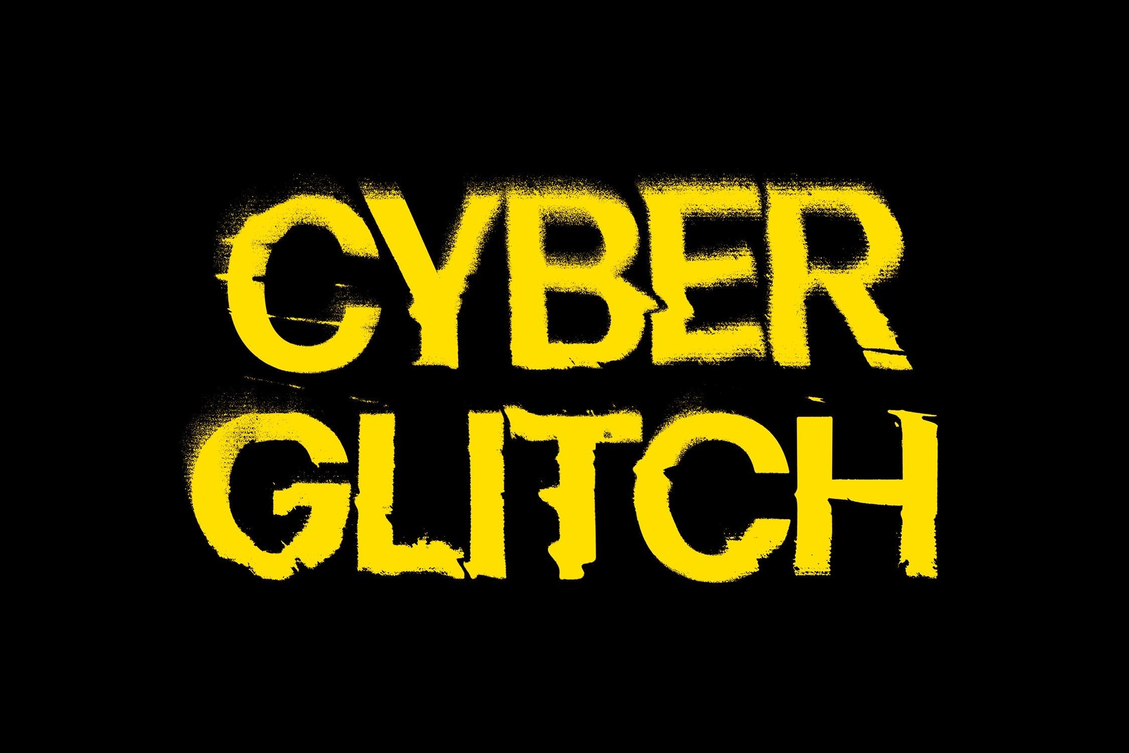 Displaced Distortion Text Effects