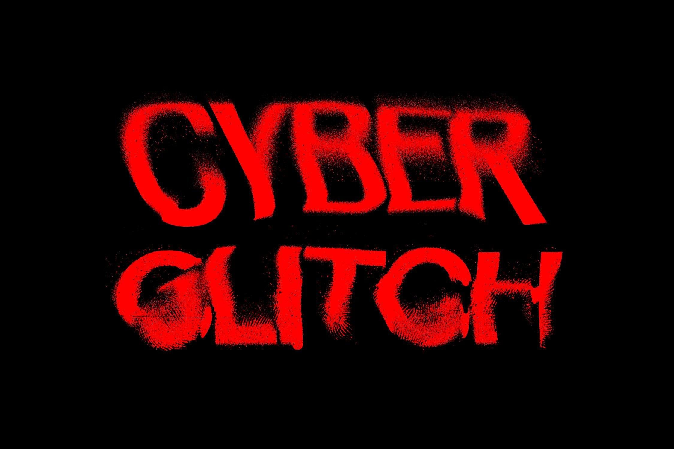 Displaced Distortion Text Effects