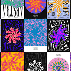 Distorted Abstract Circles & Shapes