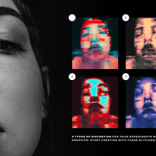 Distortion Glitch Photo Effects