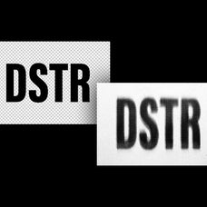 Distortion Halftone Text & Graphic Effect