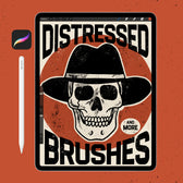 Distressed Brushes For Procreate