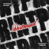 Distressed Misprint Text Effect