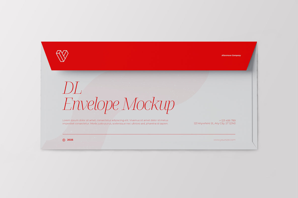 DL Envelope Mockup by VanillineGraph, preview 4