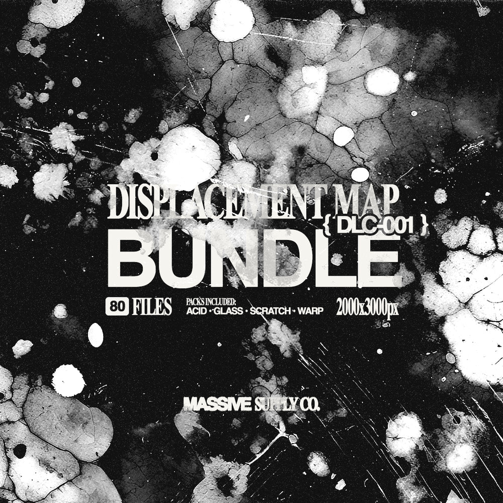 [ DLC-001 ] DISPLACEMENT MAP BUNDLE | 80 .PSD DISPLACEMENT MAP FILES by ...