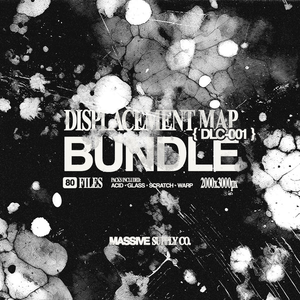 [ DLC-001 ] DISPLACEMENT MAP BUNDLE | 80 .PSD DISPLACEMENT MAP FILES by ...