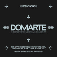 Domarte Display Typeface