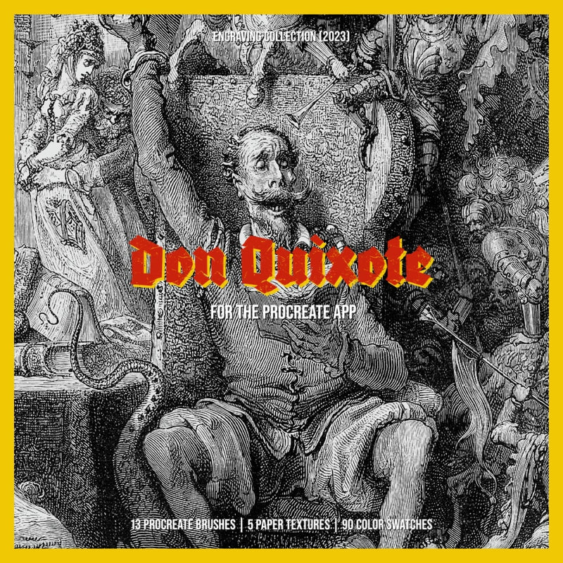 Don Quixote Procreate Kit
