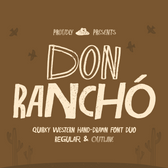 Don Rancho - Quirky Western Hand-Drawn Font Duo