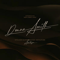 Donna Smith - Stylish Signature