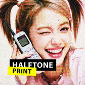 Dots Halftone Print Photo Effect