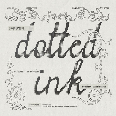 Dotted Ink Typeface