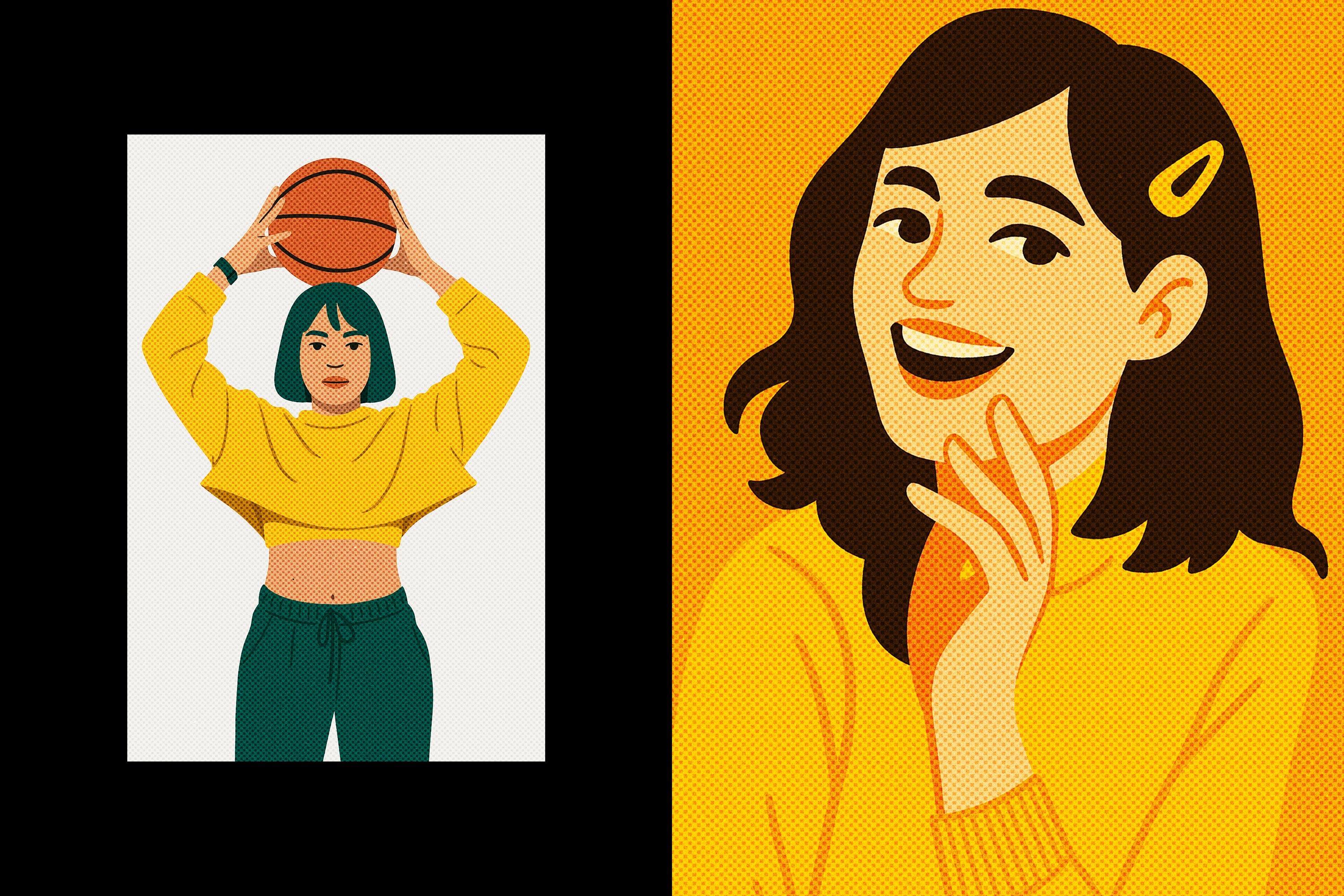 Dotted Printer Design Effect