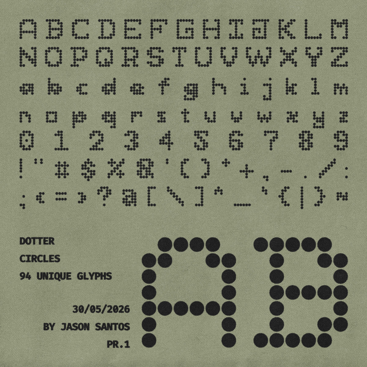 Dotter Typeface by Jason Santos, preview 3