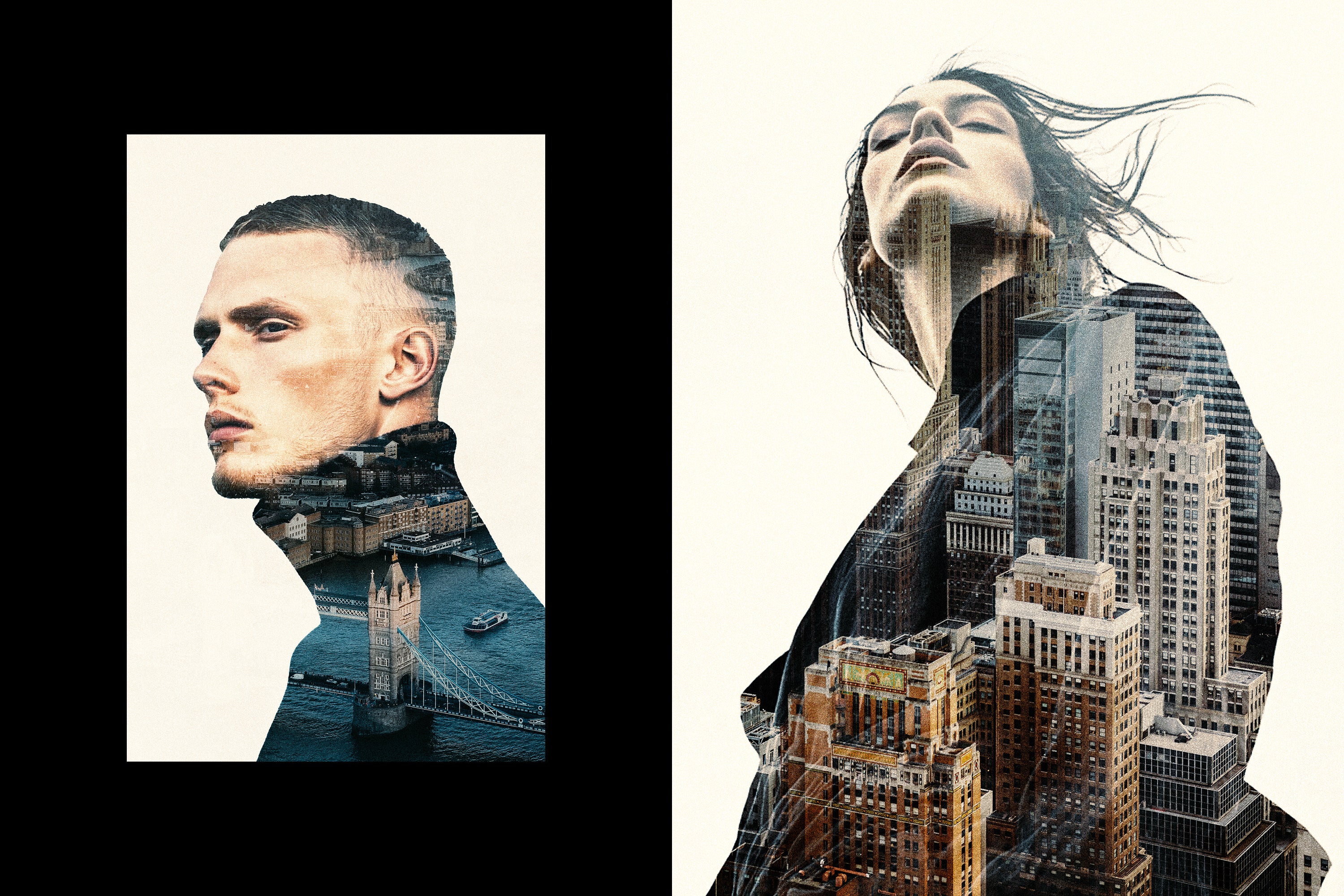 Double Exposure Template Effect