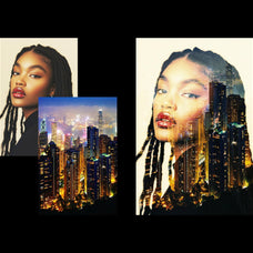 Double Exposure Template Effect
