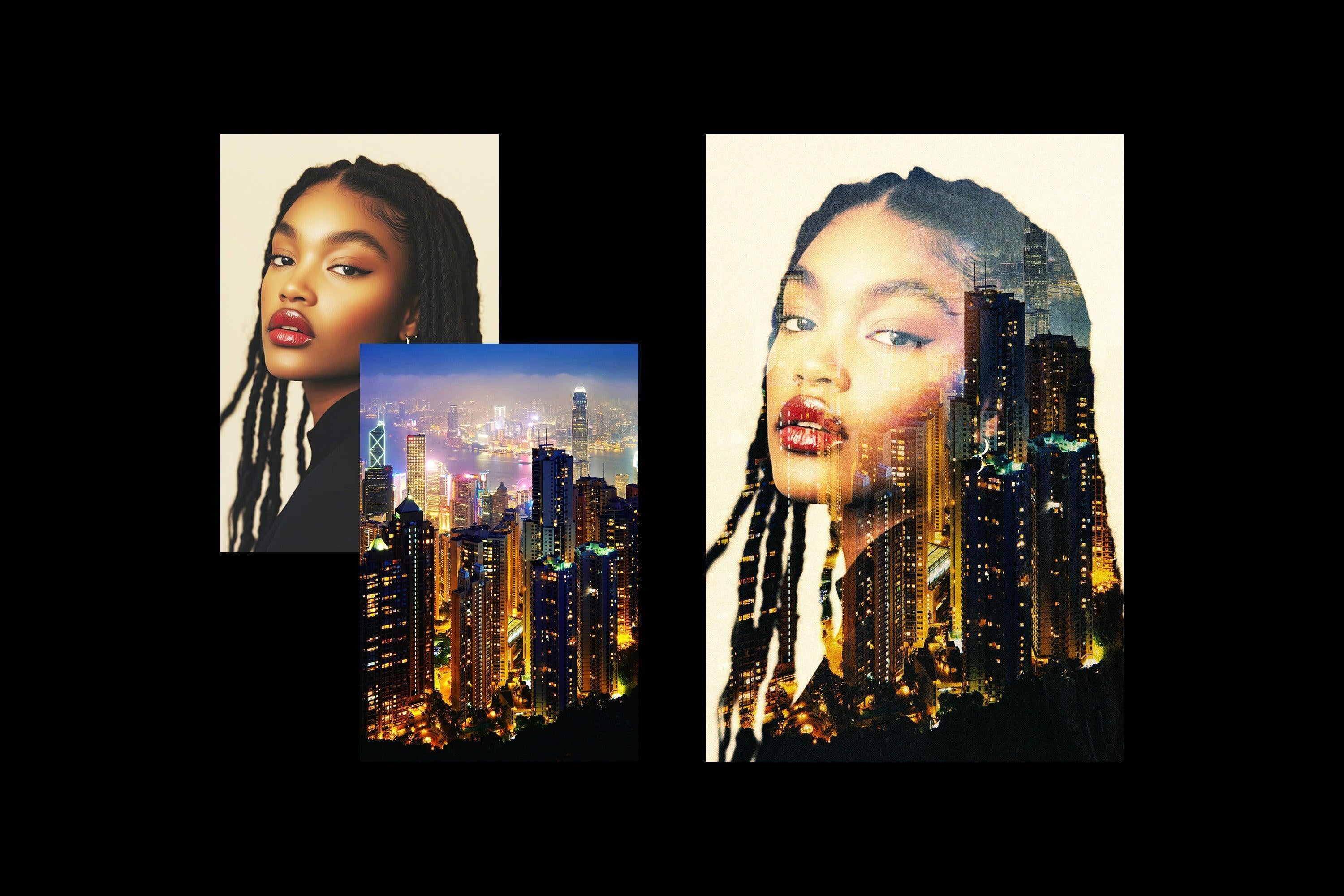 Double Exposure Template Effect