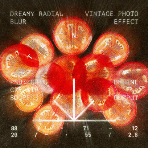 Dreamy Radial Blur Vintage Effect