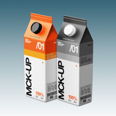 Drink Packaging Box Mockup