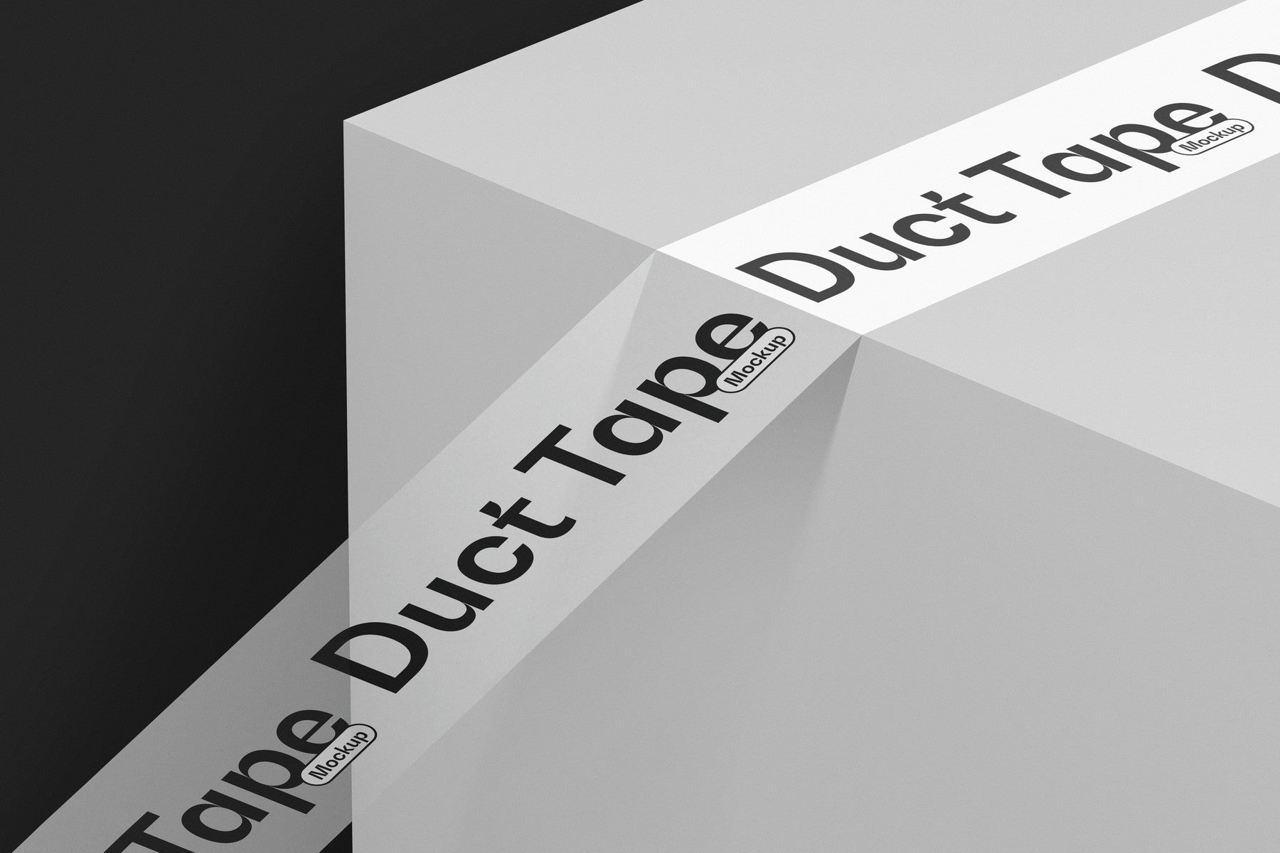 Duct Tape & Box Mockups Set