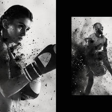Dust Powder Photo Effect