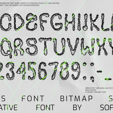 Ebrius Font - Trippy Bitmap Font