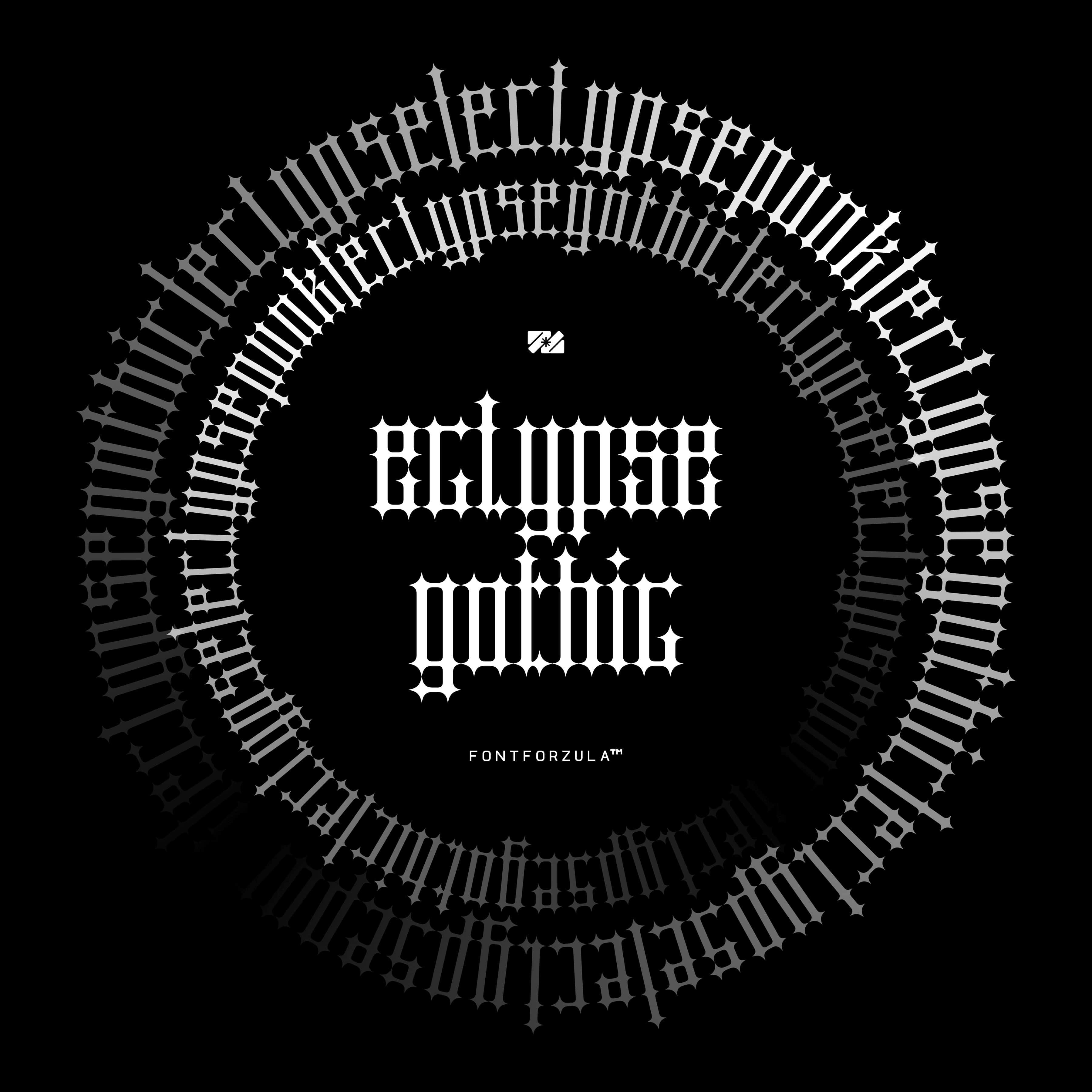 Gothic Fonts - Dark and Dramatic Typography