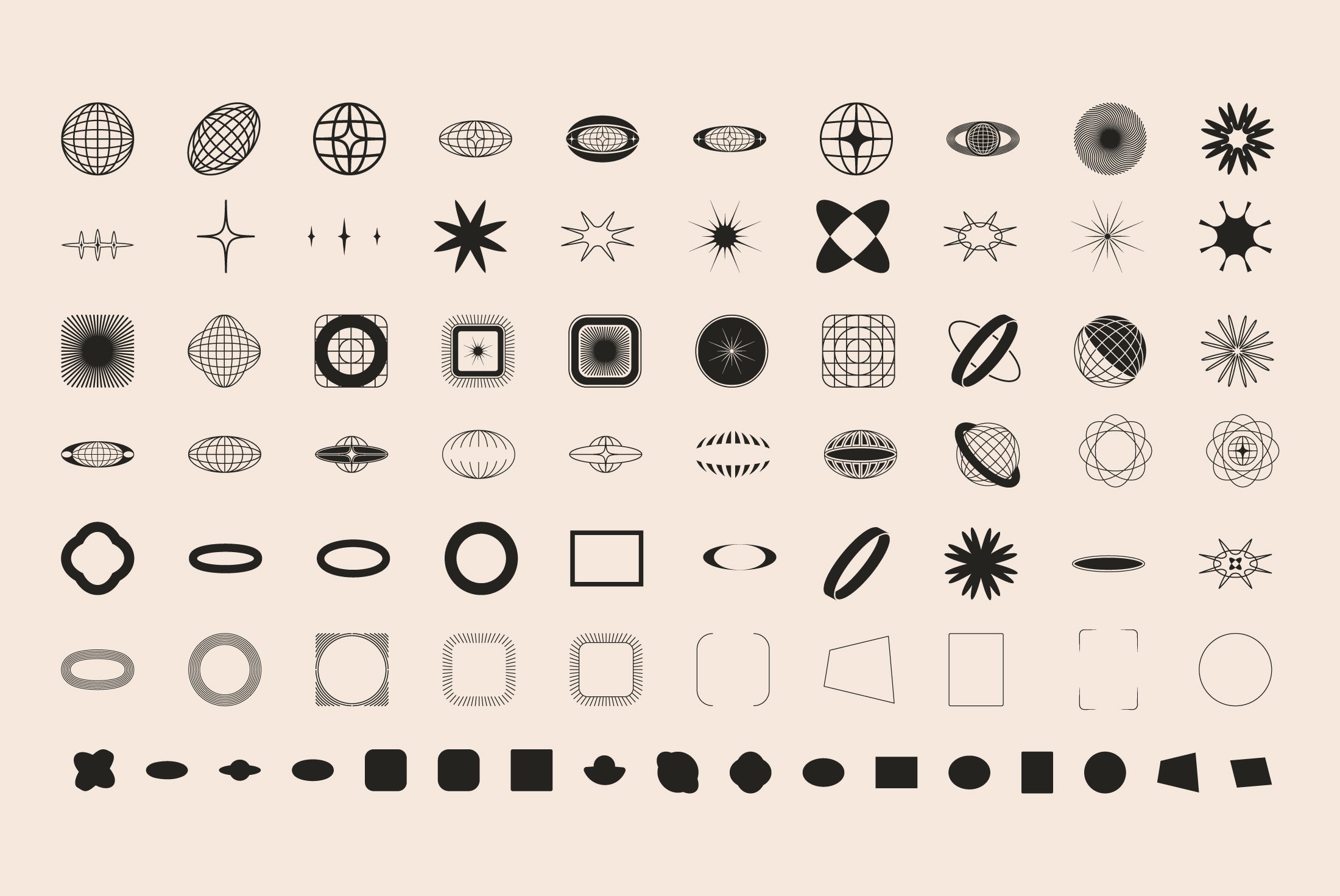 Editable Logo Badge Builder Set