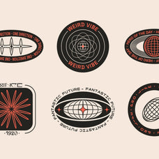 Editable Logo Badge Builder Set