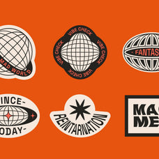 Editable Logo Badge Builder Set