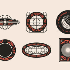 Editable Logo Badge Builder Set