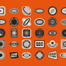 Editable Logo Badge Builder Set