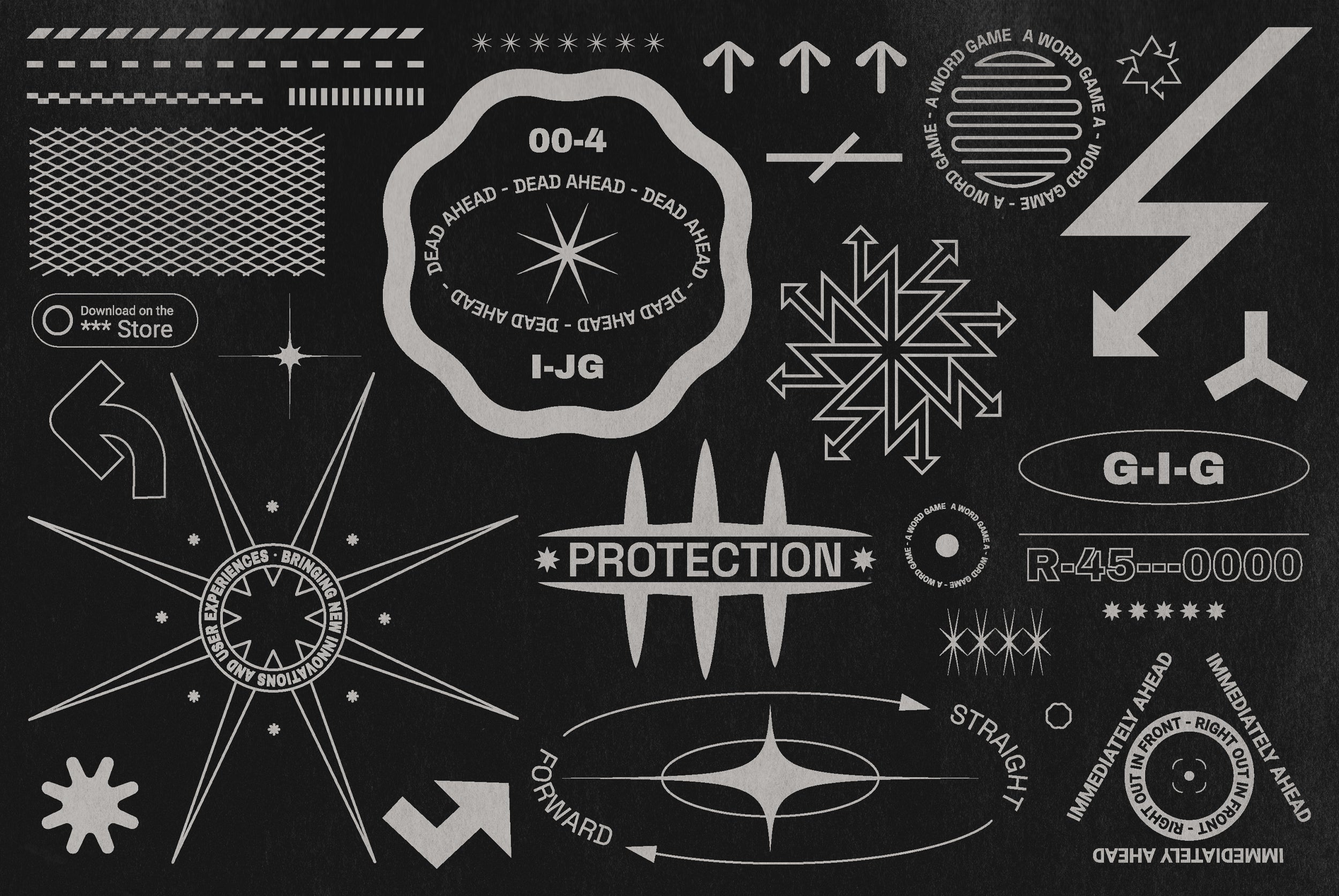 Editable Logo Badge Shapes Kit