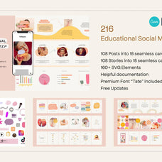 Educational Illustrated Bundle 6in1