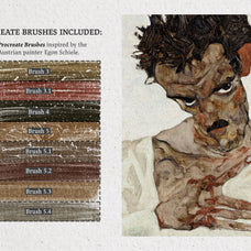 Egon Schiele Procreate Kit