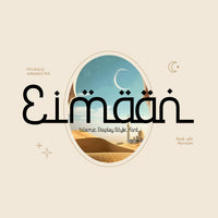 Eimaan Islamic Display Style Font