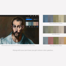 El Greco Procreate Brushes & Color Palettes