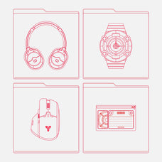 Electronic Vector Line Art