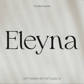 Eleyna – Feminine Serif