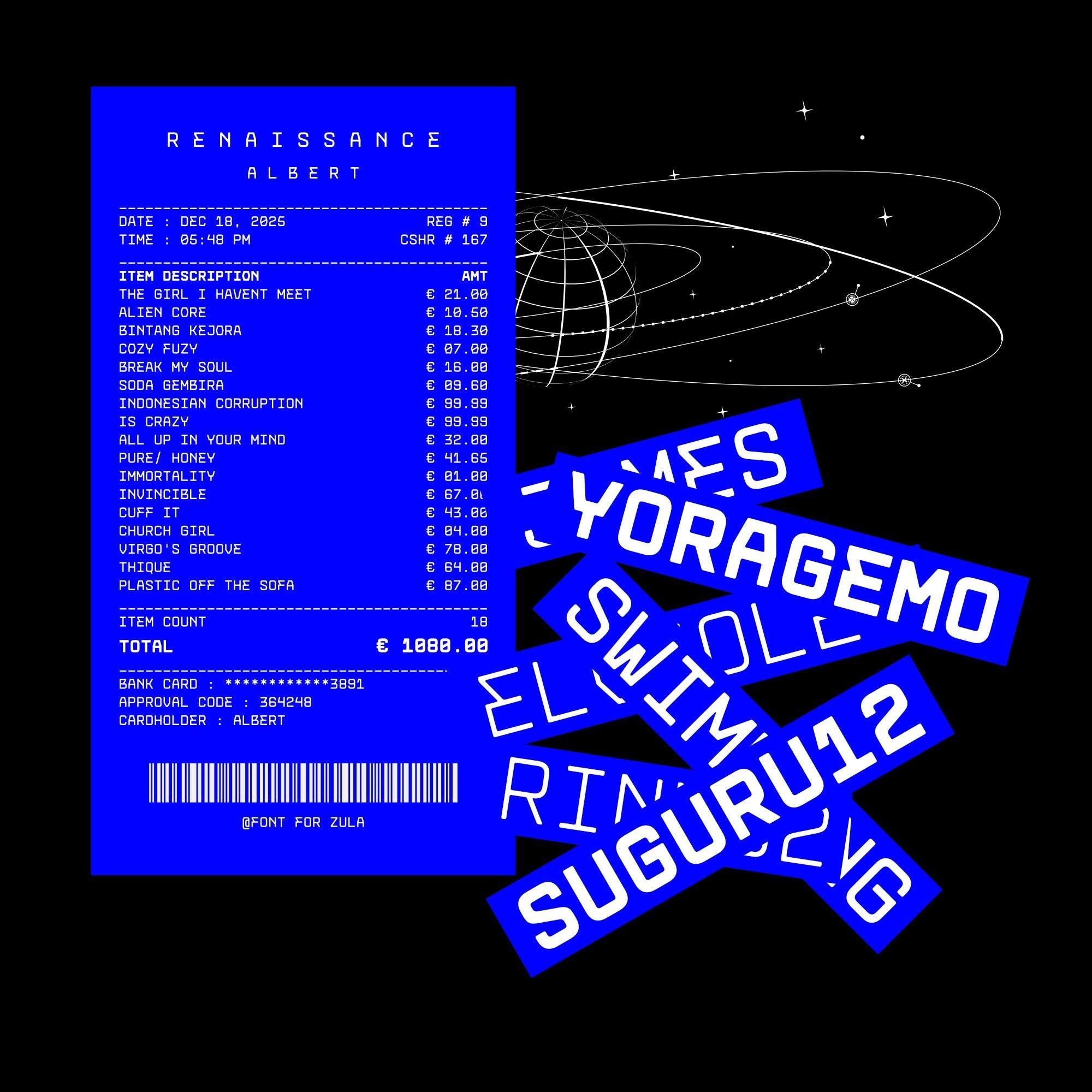 Elio Mono Font Family