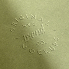 Embossed Fabric Logo Mockups