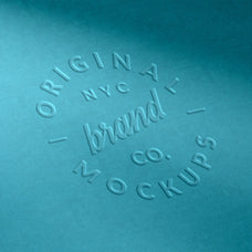 Embossed Fabric Logo Mockups
