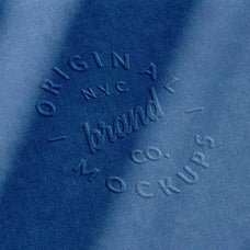 Embossed Fabric Logo Mockups