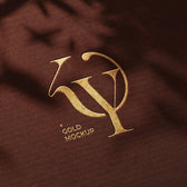 Embossed Gold Logo Mockup