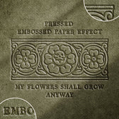 Embossed Paper Press Text Effect