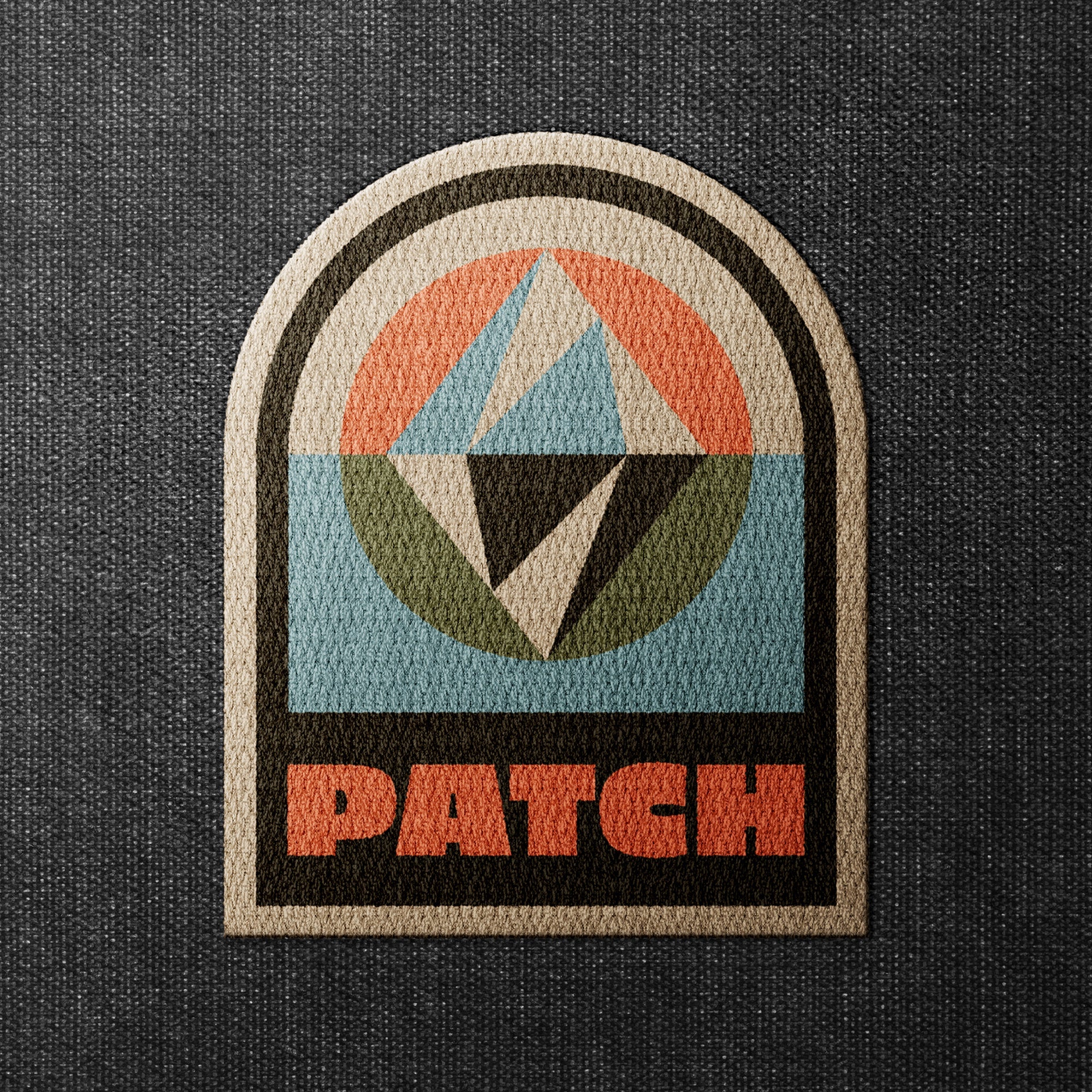 Embroidered Patch Mockup