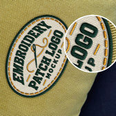 Embroidery Patch Logo Mockup