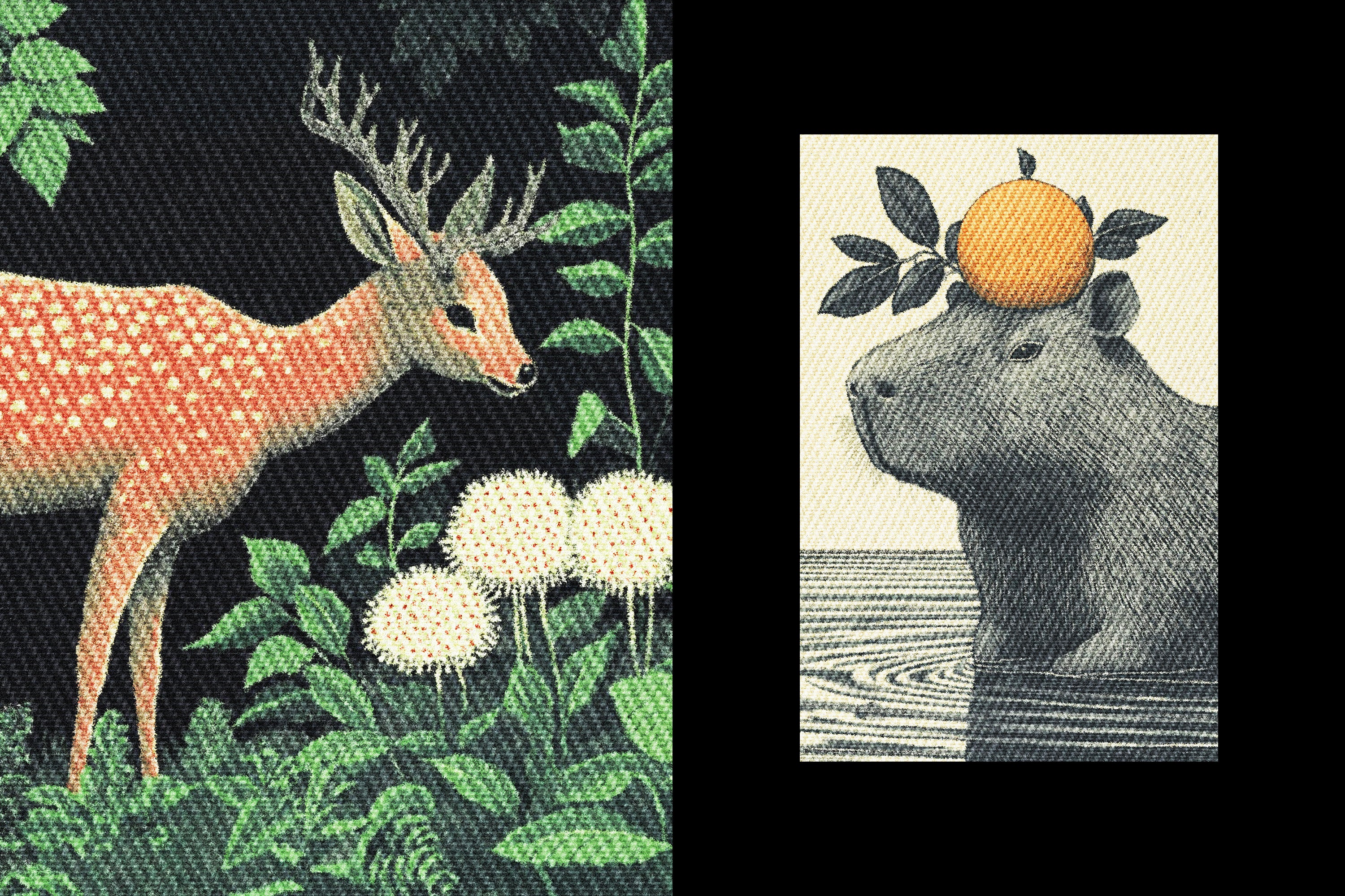 Embroidery Stitch Texture Effect